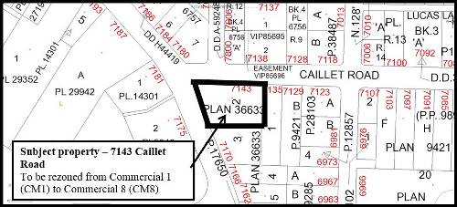 Amendment Bylaw 60.35 - 7143 Caillet Road